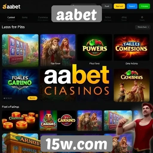 Aabet oferece diversas opções de jogos de cassino