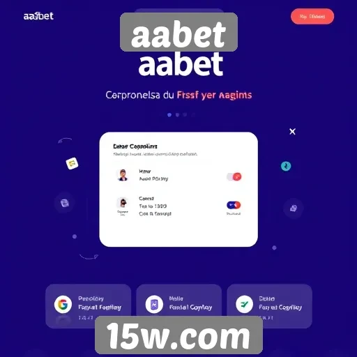 Análise da interface do usuário no site aabet